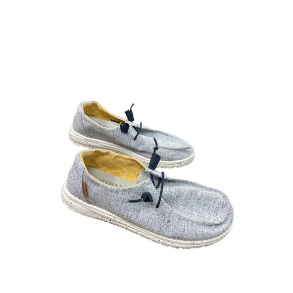 Hey Dude Wendy Womens Gray Slip-On Loafers Casual Shoes Size 6 SKU 8757 - Picture 4 of 16